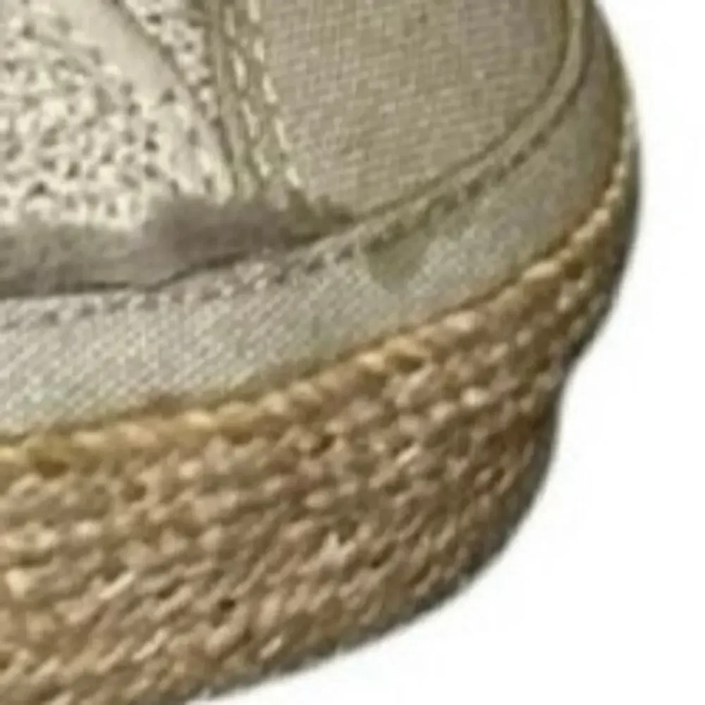 Converse Gray Knit Espadrille Platform Sneakers Women's‎ 8.5